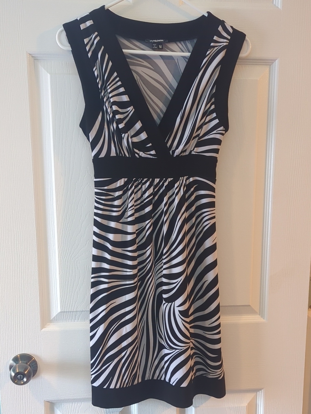 My Michelle Zebra-Print Dress